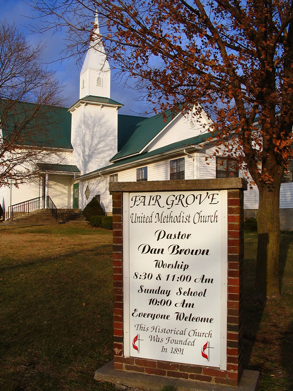 to the Fair Grove United Methodist Church